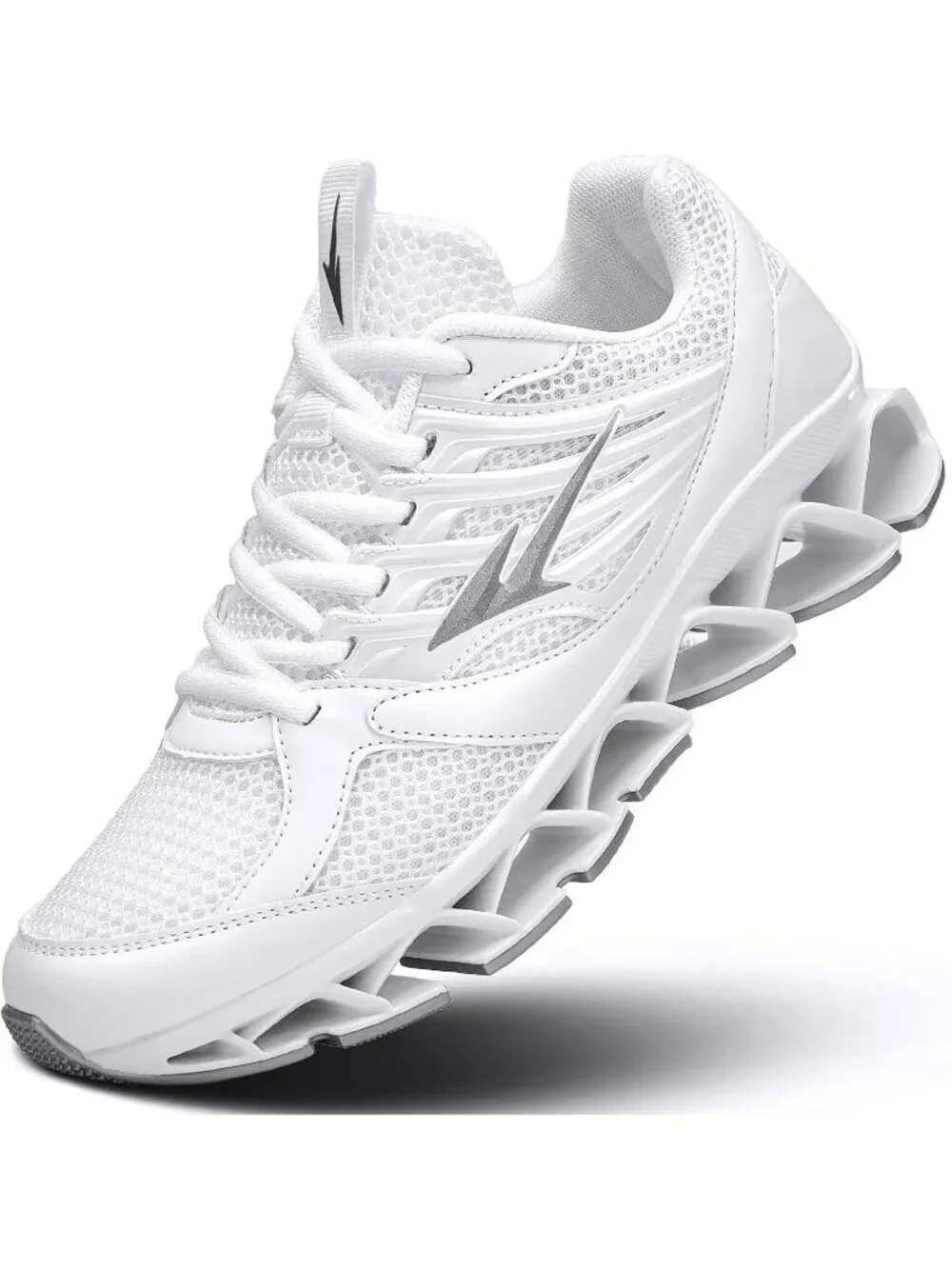 Men's Walking Shoes Casual Fashion Lace Up Blade Tennis White Running Sneakers